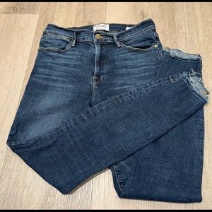 Frame Blue Jeans “Le High Skinny” High Rise Size 28
